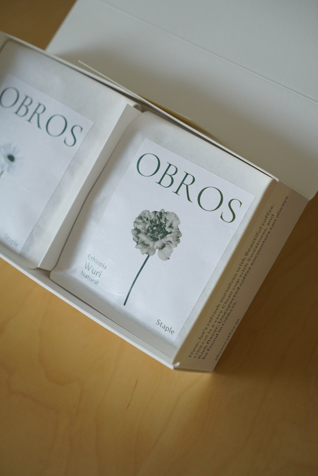 ドリップバッグのギフトボックスがコーヒー豆ギフトに変身！GeoPosting Packで広げる商品展開